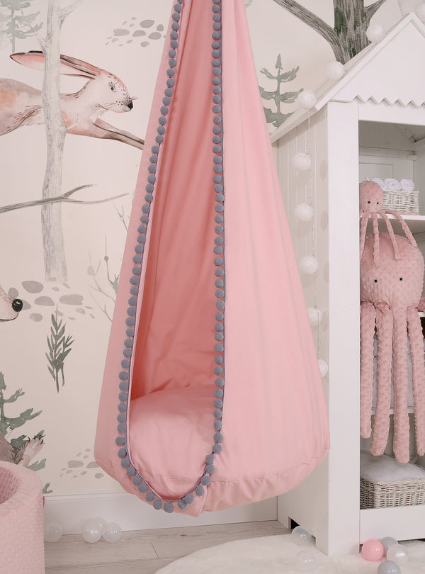 Riippuva keinu vauvalle - pastel pink