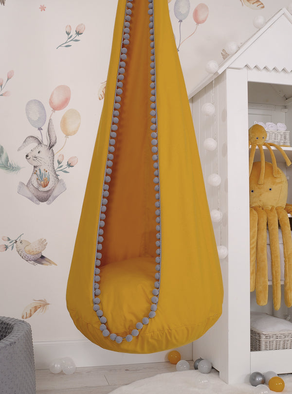 Riippuva keinu vauvalle - honey yellow