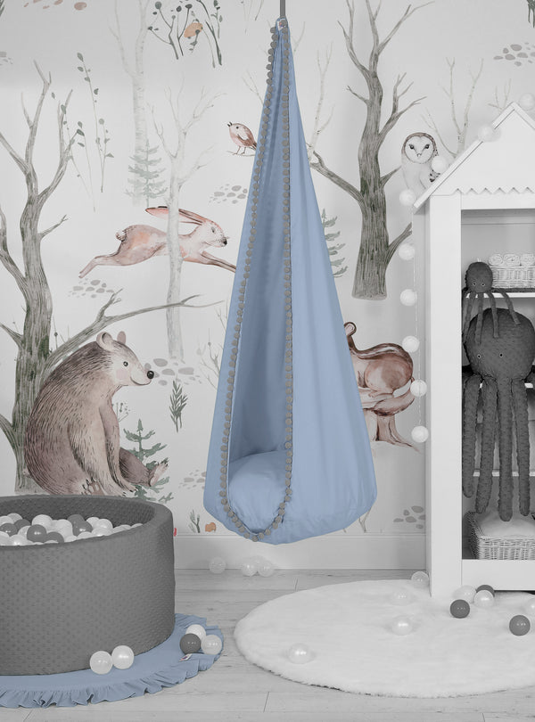 Riippuva keinu vauvalle - pastel blue