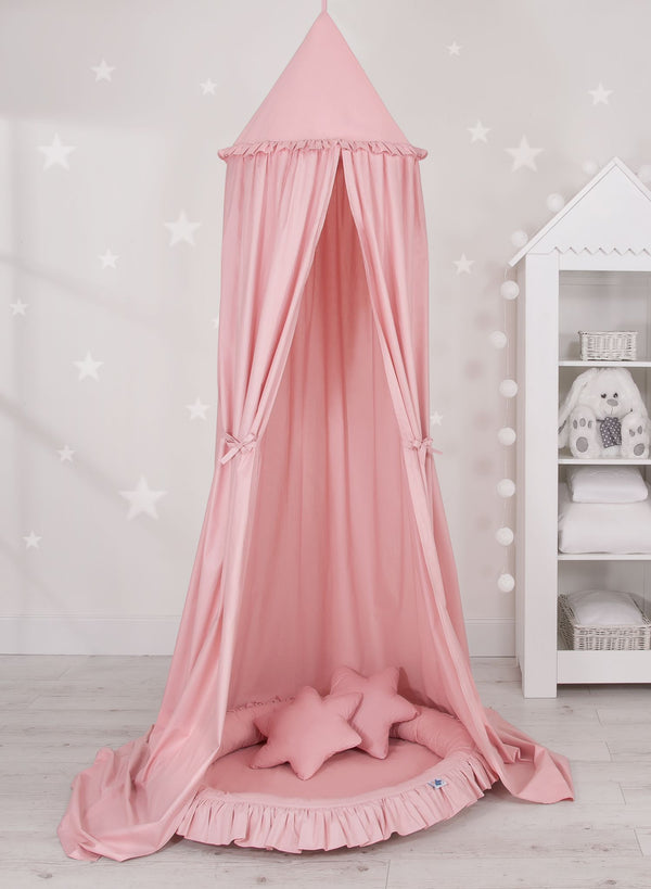 Vuodekatos vauvalle - Pastelli vaaleanpunainen