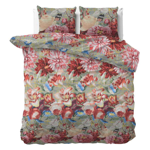 Punainen puuvillasatiini pussilakanasetti Andolf