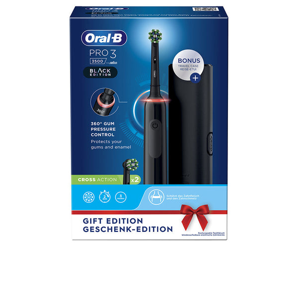 Pro series 3 black electric brush pack 2 kpl - ORAL-B