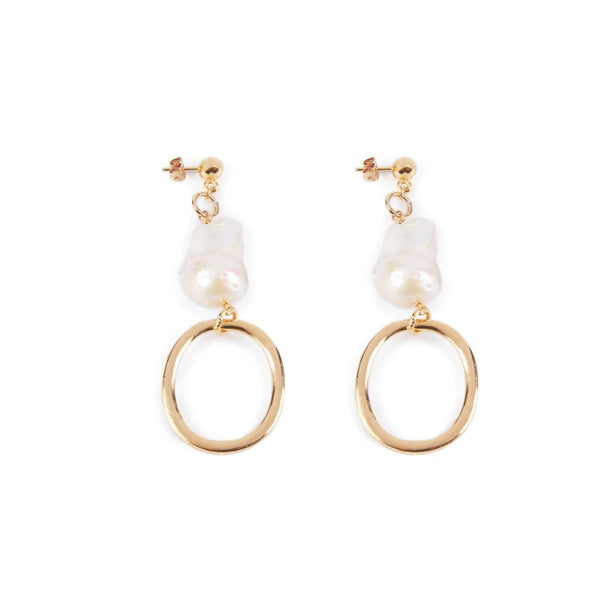 Balboa Long Earrings #Shiny Gold 1 U