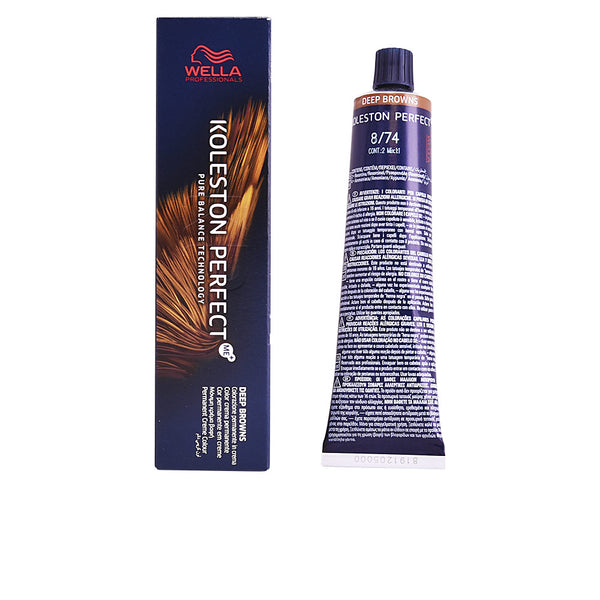 Koleston perfect me+ deep browns 8/74 60 ml - WELLA PROFESSIONALS