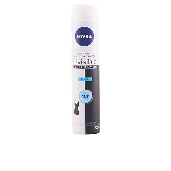 Black & white invisible fresh deodorantti spray 200 ml - NIVEA