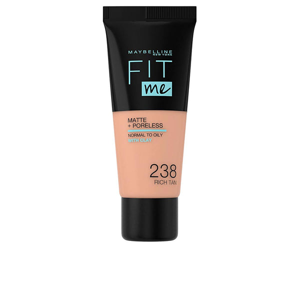 Fit me matte+poreless meikkivoide #238-rich tan - MAYBELLINE
