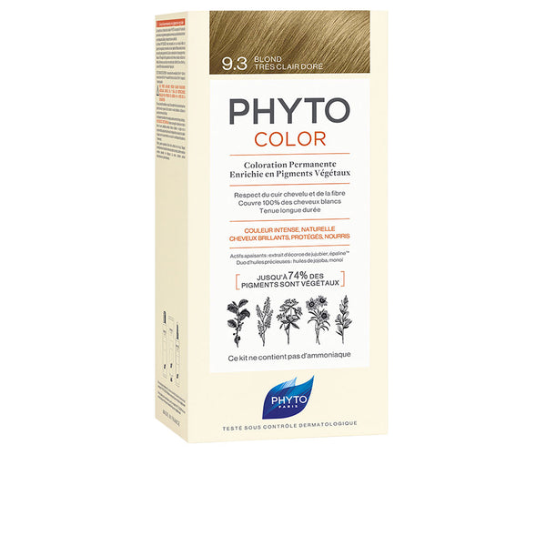 Phytocolor #9.3-erittäin vaalea kultainen blondi 4 u - PHYTO