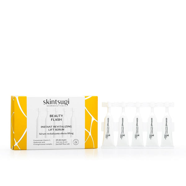 Beauty flash seerumi, elvyttävä vaikutus ja liftaava efekti 5 x 2 ml - SKINTSUGI