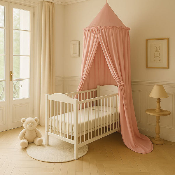 Vuodekatos vauvalle - Pastelli vaaleanpunainen