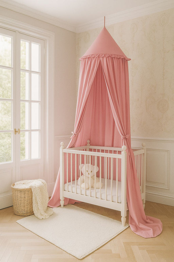 Vuodekatos vauvalle - Pastelli vaaleanpunainen