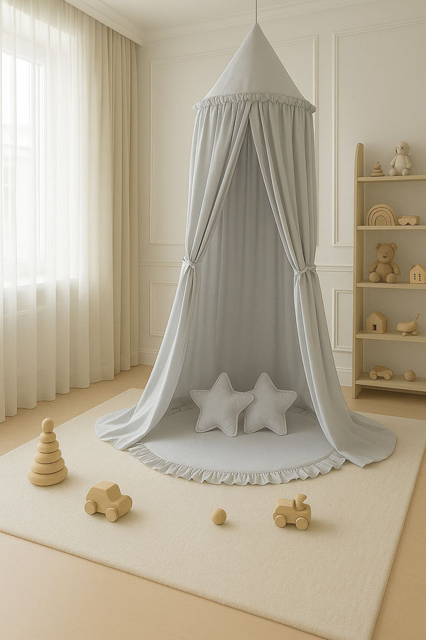 Vauvan vuodekatos - Harmaa