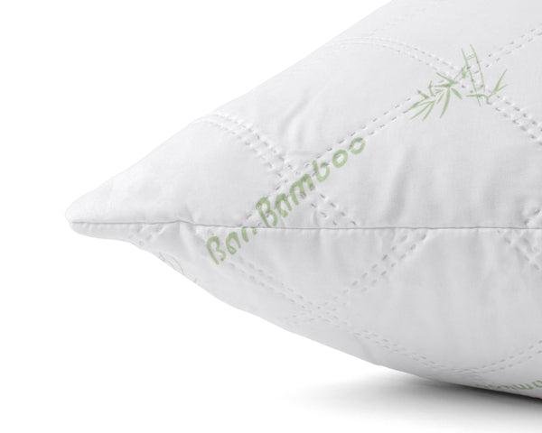 Bamboe Hoofdkussen Valkoinen - Vuodevaatteet
