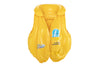 Bestway Swim Safe Step C -kamizelka on keltainen uimapatja, jossa on siniset reunukset ja musta hihna. Kamizelka on kooltaan 51cm x 46cm ja sopii hyvin lapsille oppimaan uimaan.