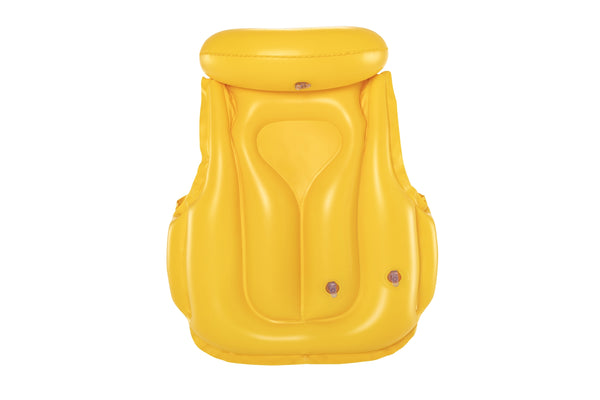 Bestway Swim Safe Step C -uimapatja, koko 51cm x 46cm. Uimapatja on tarkoitettu lapsen uinnin opetteluun ja turvalliseen uintiin. Värikkäässä uimapatjassa on kaksi ilmataskua ja turvallinen solki kiinnitystä varten.