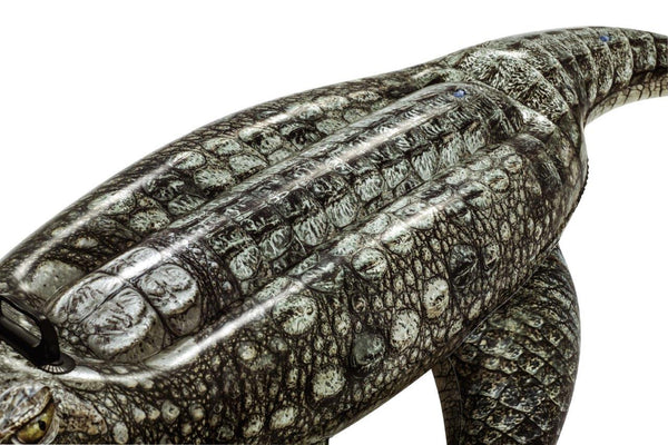 Bestway 41478 -dmuchany krokotiili uimalelu, kahvalla, koko 193cm x 94cm.