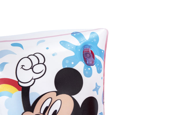 Bestway 91002 Disney uimarengas Mickey ja ystävät -kuosilla. Uimarengas on kooltaan 23cm x 15cm.