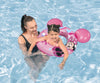 Bestway 9102N Disney Junior Minnie -uimarenkaassa on Minnie Hiiri -teemainen design. Uimarengas on kooltaan 74 cm x 76 cm.
