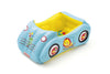 Dekoratiivinen Fisher-Price ilmapatjalla oleva kilpa-auto, jossa on pallot. Koko: 119cm x 79cm x 51cm.