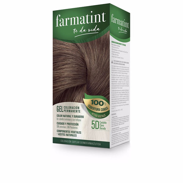 Farmatint gel kestävä värjäys #5d-kultainen vaalea ruskea 5 kpl - FARMATINT