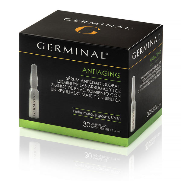 Acción profunda antiaging sekaiholle ja rasvaiselle iholle ampullit 30 x 1,5 ml - GERMINAL