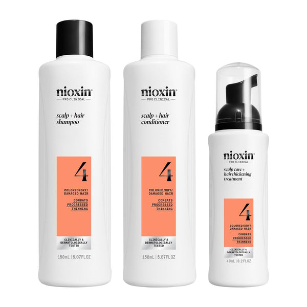 System 4 - Kit - Treatment For Colored Hair With Advanced Thinning 3 Units