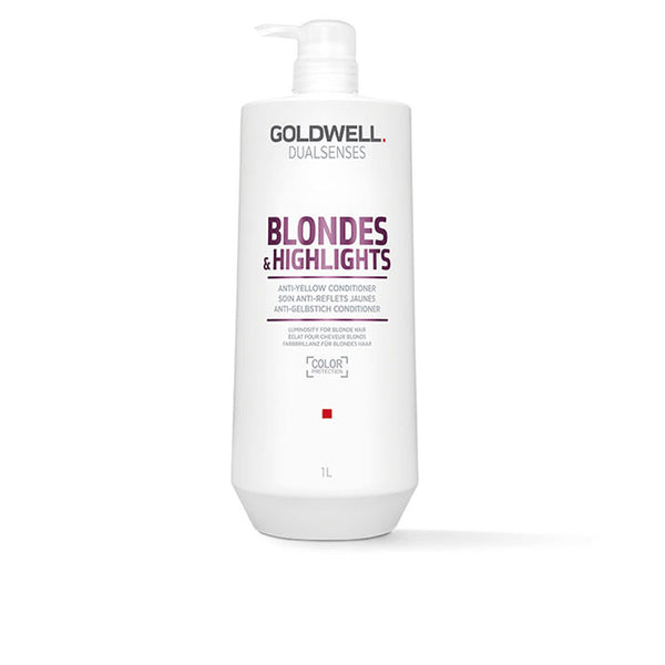 Blondes & highlights anti-yellow hoitoaine 1000 ml - GOLDWELL