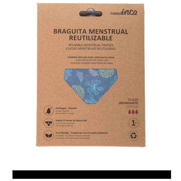 Menstrual Panties Super Absorption #Blue Size Xs 1 Unit