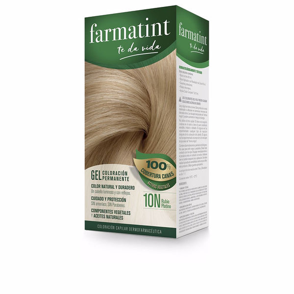 Farmatint gel kestävä väriaine #10n-platinablondi 5 kpl - FARMATINT