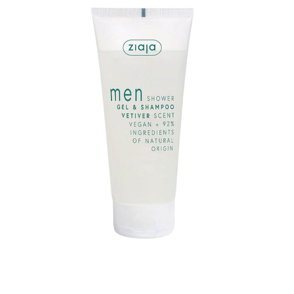 Men suihkugeeli ja shampoo vetiver 200 ml - ZIAJA