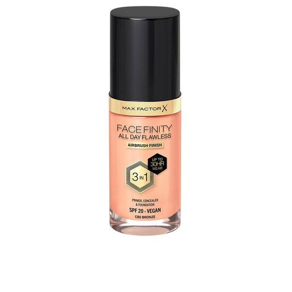 Facefinity 3in1 primer, peitevoide & meikkivoide #80-bronze 30 ml - MAX FACTOR