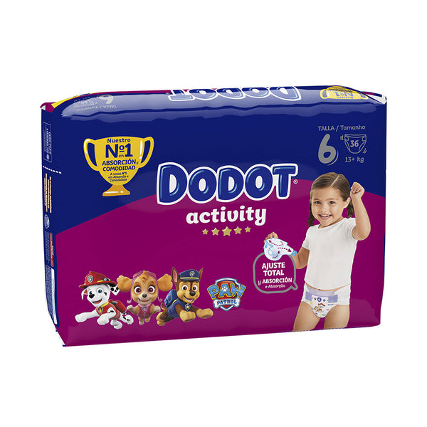 Dodot activity koko 6 vaipat +13 kg 36 kpl - DODOT
