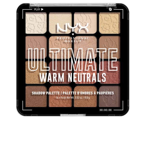 Ultimate shadow palette #lämpimät neutraalit 16 x 0.83 gr - NYX PROFESSIONAL MAKE UP