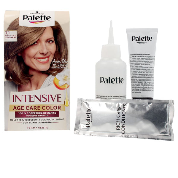 Palette age care color väriaine #7.1-tuhkablondi 1 kpl - SCHWARZKOPF MASS MARKET