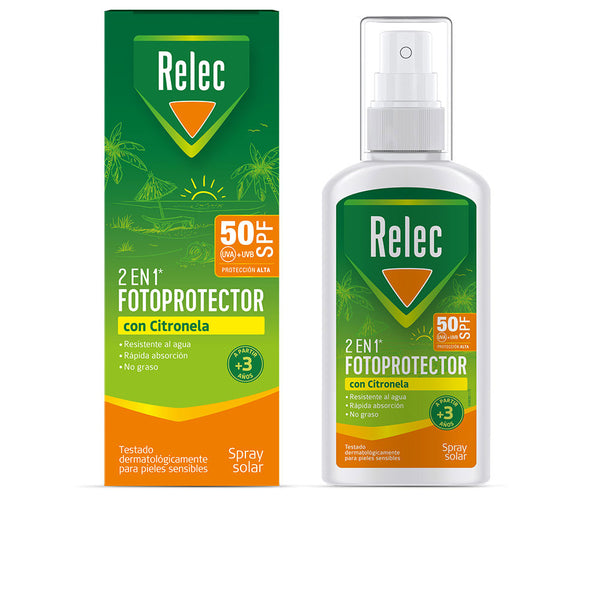2-in-1 aurinko photoprotector sitruunaruoho spray spf50 100 ml - RELEC