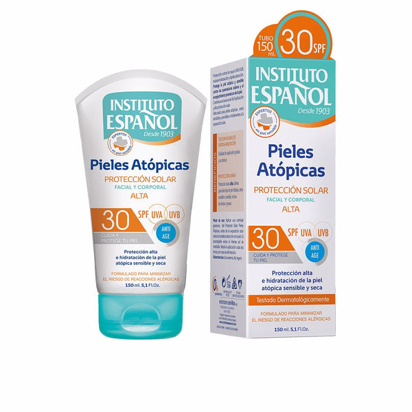 Piel atópica aurinkosuoja kasvoille ja vartalolle spf30 150 ml - INSTITUTO ESPAÑOL
