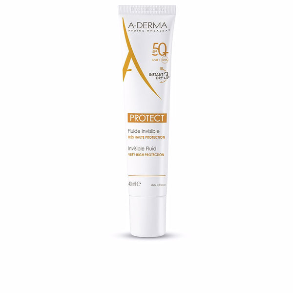 Protect näkymätön aurinkosuoja kasvoille spf50+ 40 ml - A-DERMA