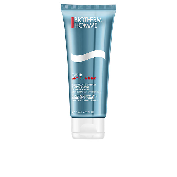 Homme t-pur anti-oil & wet puhdistava puhdistusaine 125 ml - BIOTHERM