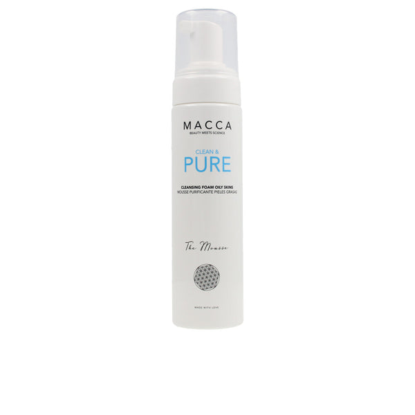 Clean & pure puhdistusvaahto rasvaiselle iholle 200 ml - MACCA