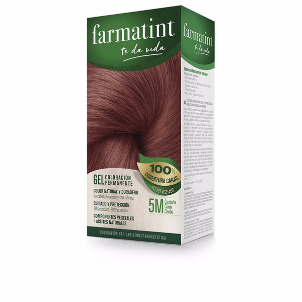 Farmatint gel kestävä värjäys #5m-vaalea mahonki kastanja 5 kpl - FARMATINT