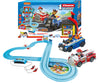 Paw Patrol Race 'N' Rescue -autorata, jossa on 35 metriä rataa ja Carrera First -merkki.