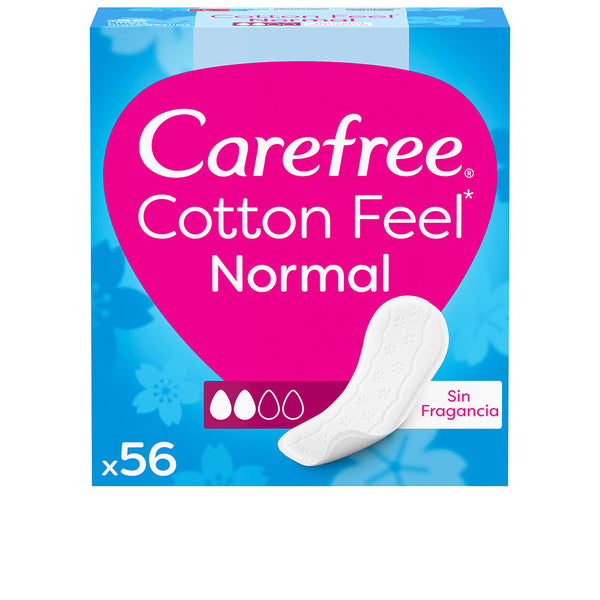 Carefree cotton suojus ilman tuoksua 56 kpl - CAREFREE