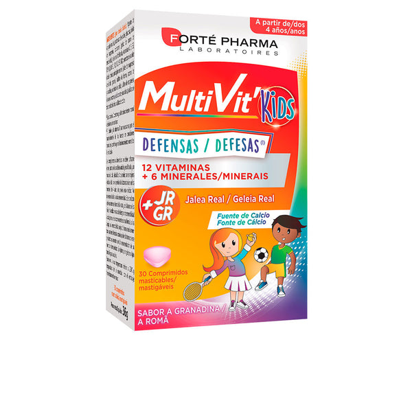Multivit junior puolustus 30 tablettia - FORTÉ PHARMA