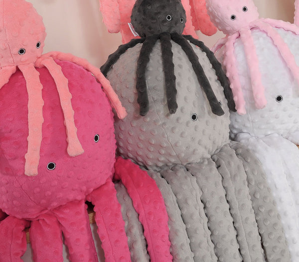 Mustekala Pehmolelu - Polka Dot Minky