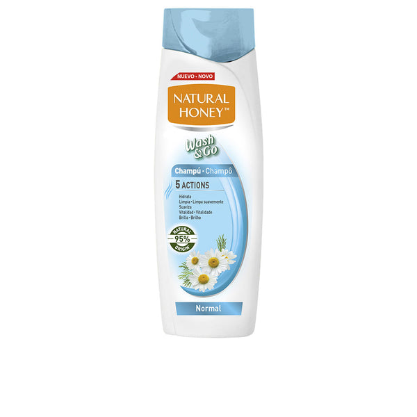Wash & go shampoo normaali 400 ml - NATURAL HONEY