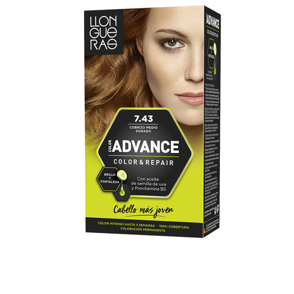 Color advance #7,43 - keskikultainen kuparinvärinen 1 kpl - LLONGUERAS