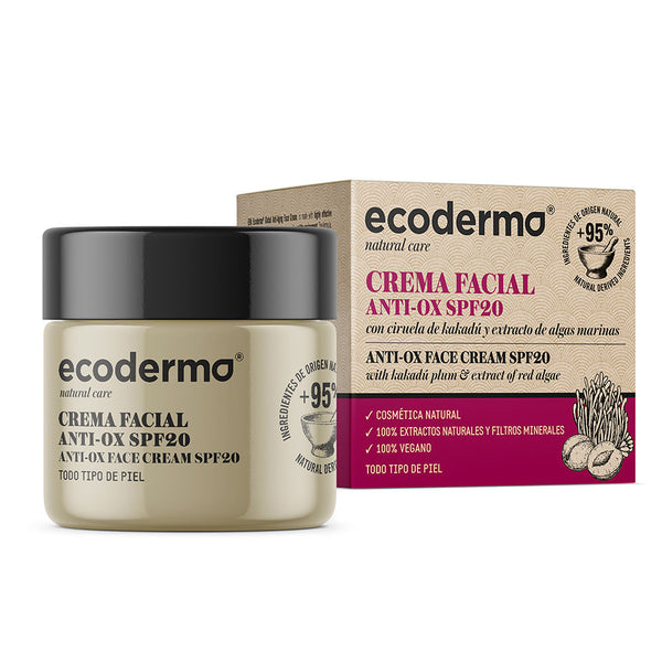 Crema facial anti-ox spf20 50 ml - ECODERMA