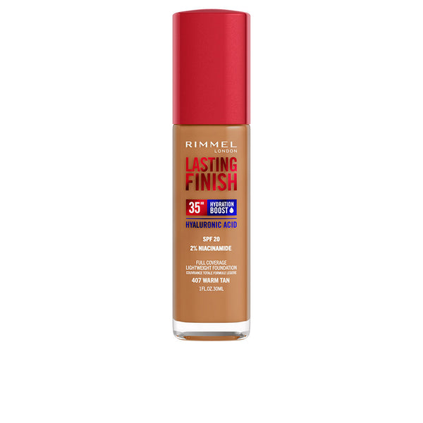 Lasting finish hydration boost spf20 #407-warm tan 30 ml - RIMMEL LONDON