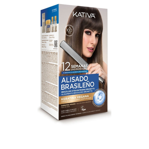 Kativa Professional Brazilian Straightening Pro Dark Case 6 Pcs