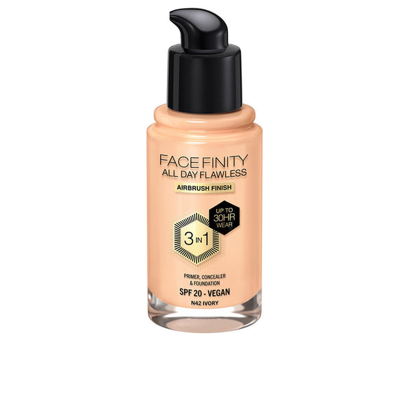Facefinity all day flawless 3 in 1 meikkivoide #n42-ivory 30 ml - MAX FACTOR