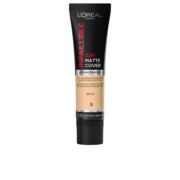 Infaillible 32h matte cover meikkivoide #130 neutraali sävy 30 ml - L'ORÉAL PARIS
